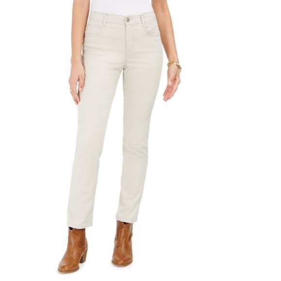 Style & Co Tummy-Control Slim-Leg Jeans - Picture 1 of 7